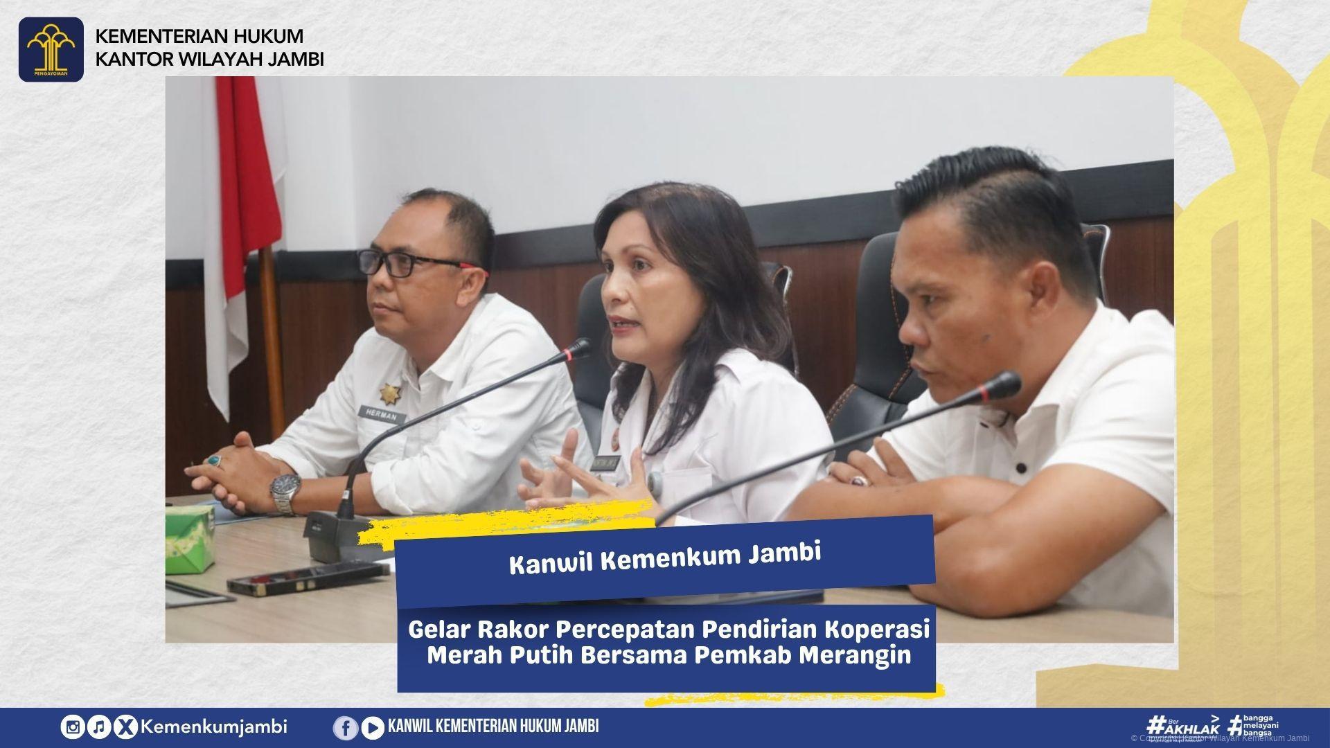 Rakor koperasi merangin